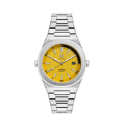 Discover the perfect blend of style and functionality, a striking Yellow Dial Watch, one of the finest pieces from adventurous and refreshing Diver collection of men's Watches from Makydo.