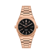 Crafted for both style and functionality, Rose Gold sophistication with every glance on a Black Dial Watch, one of the finest pieces from adventurous and refreshing Diver collection of men's Watches from Makydo