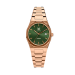 Rose Gold Green Mosaic 38